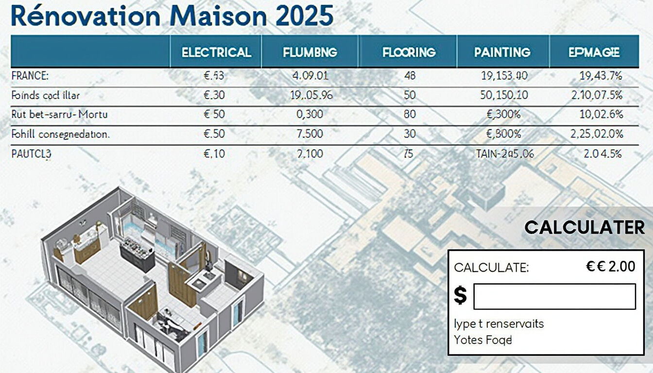 découvrez le coût moyen au m² pour vos travaux de rénovation : tarifs, facteurs à prendre en compte et conseils pour estimer votre budget rénovation efficacement.