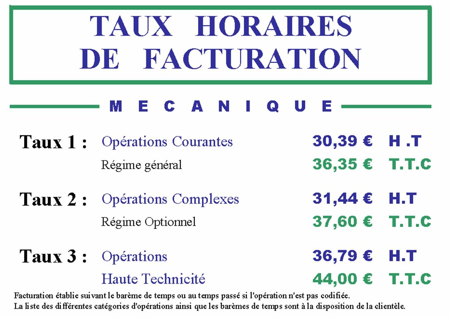 découvrez tous les tarifs de notre garage : prestations mécaniques, entretien, réparations, devis transparents et compétitifs. obtenez un service professionnel au meilleur prix pour votre véhicule.