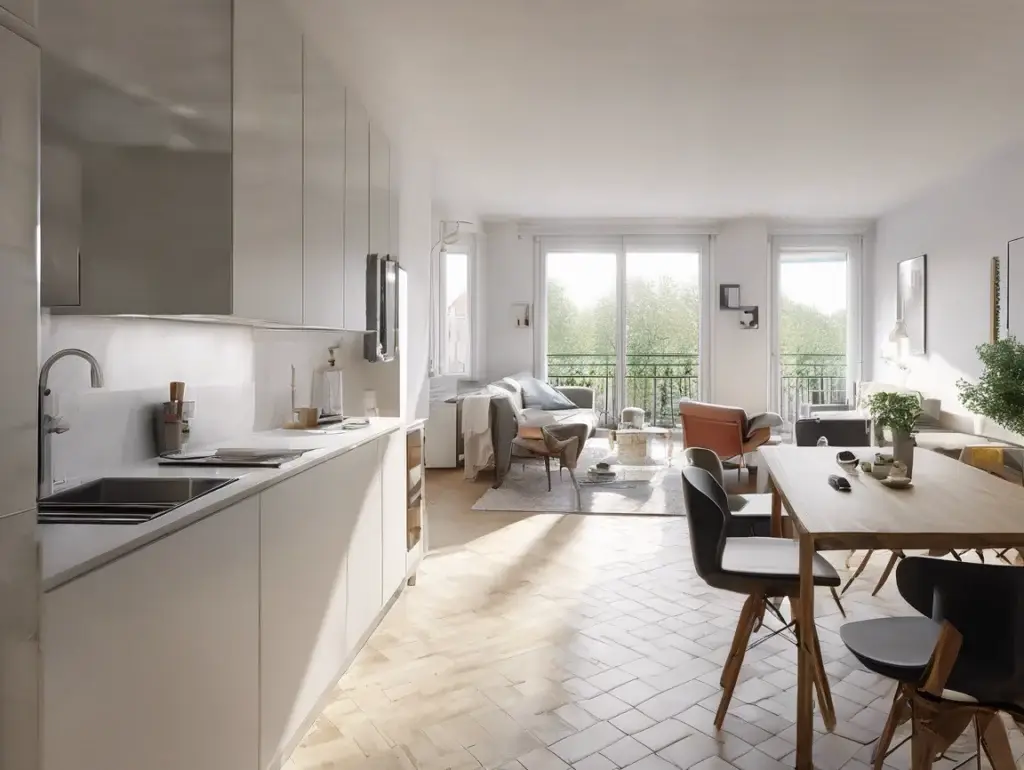 découvrez notre cuisine rénovée à suresnes, alliant modernité et fonctionnalité pour un espace chaleureux et pratique.